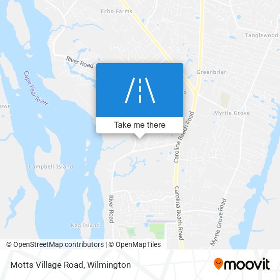 Motts Village Road map