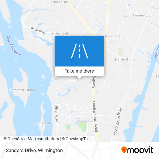 Sanders Drive map