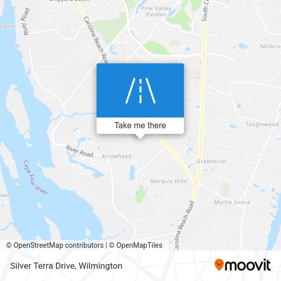 Silver Terra Drive map