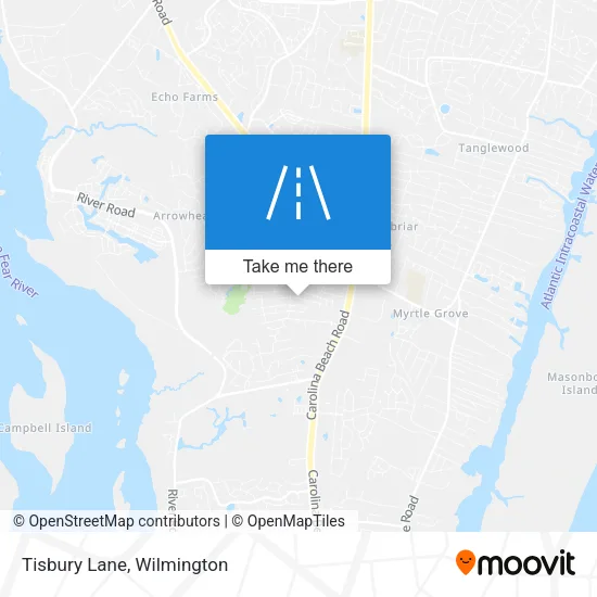 Tisbury Lane map