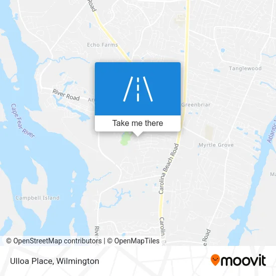 Ulloa Place map