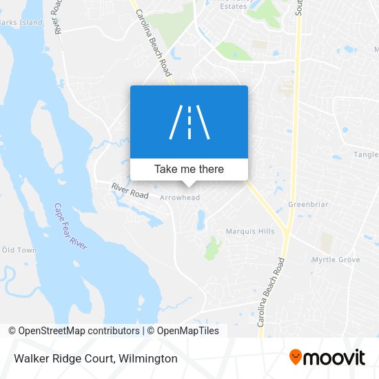 Walker Ridge Court map