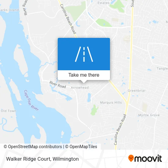 Walker Ridge Court map