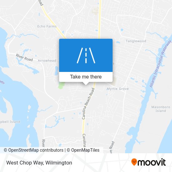 Mapa de West Chop Way