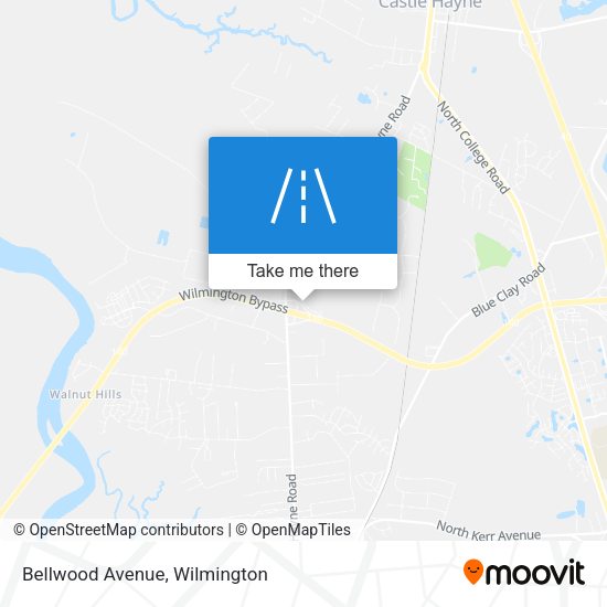 Bellwood Avenue map