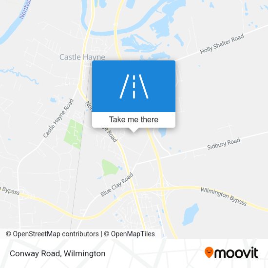 Mapa de Conway Road
