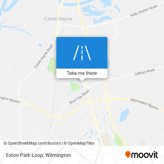 Exton Park Loop map