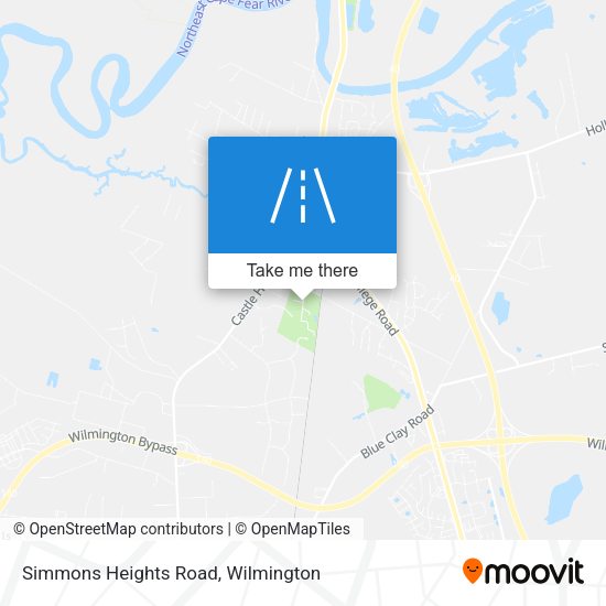 Mapa de Simmons Heights Road