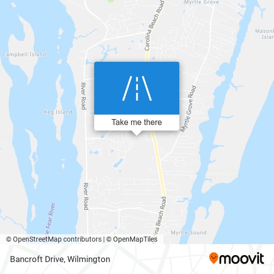Bancroft Drive map
