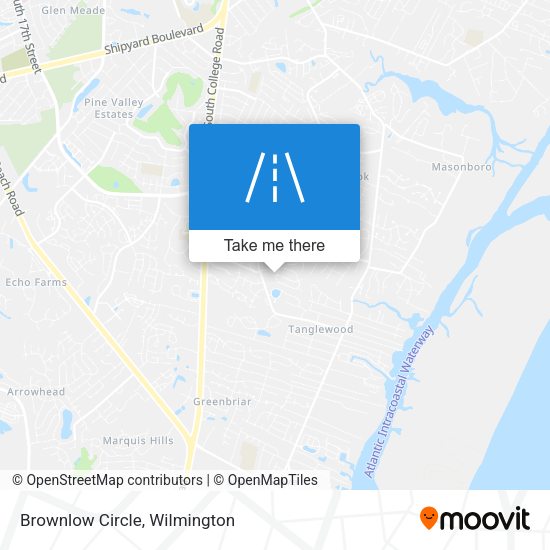 Mapa de Brownlow Circle