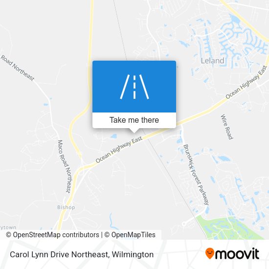 Mapa de Carol Lynn Drive Northeast