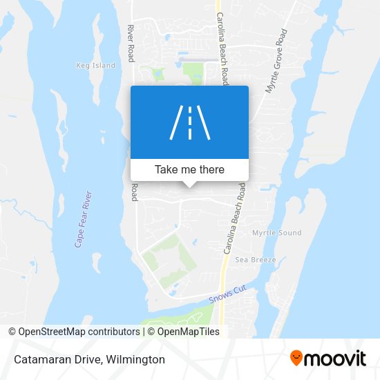 Mapa de Catamaran Drive