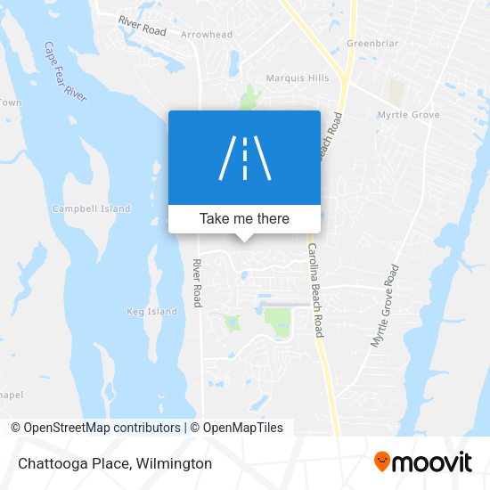 Chattooga Place map