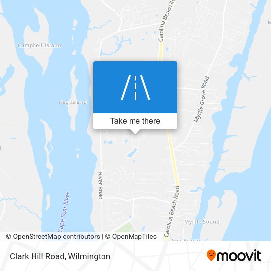 Mapa de Clark Hill Road