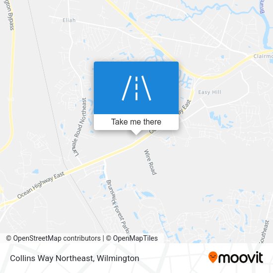 Mapa de Collins Way Northeast