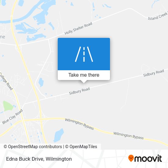 Edna Buck Drive map