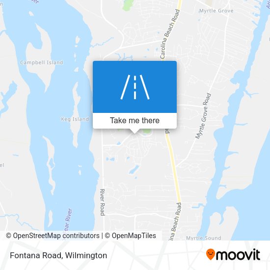 Mapa de Fontana Road