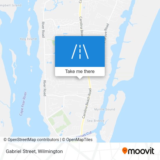 Mapa de Gabriel Street