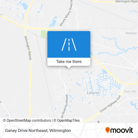 Ganey Drive Northeast map