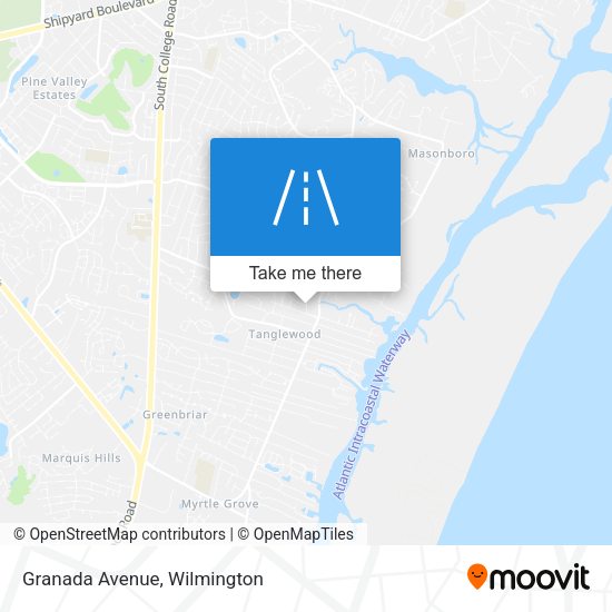 Mapa de Granada Avenue