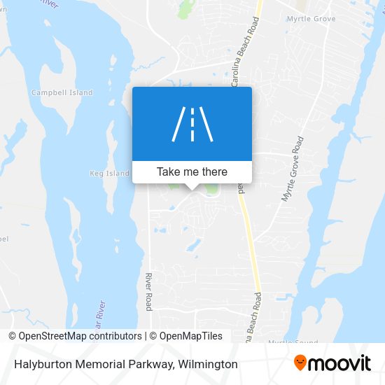 Halyburton Memorial Parkway map