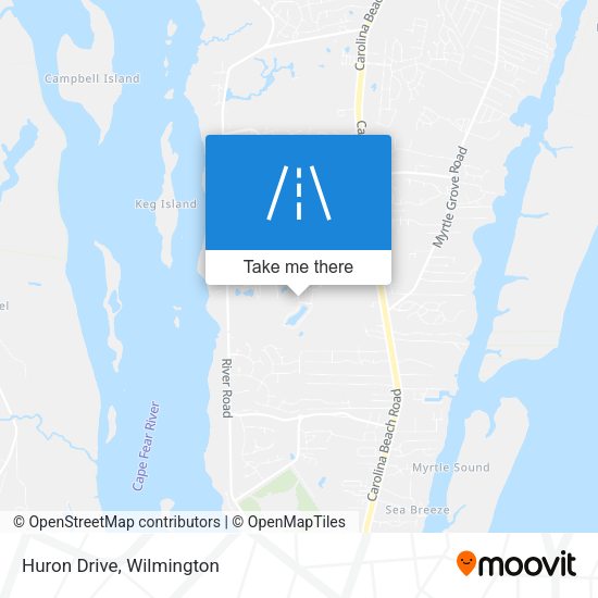 Mapa de Huron Drive