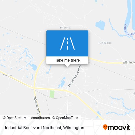 Industrial Boulevard Northeast map