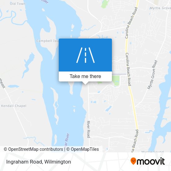 Mapa de Ingraham Road
