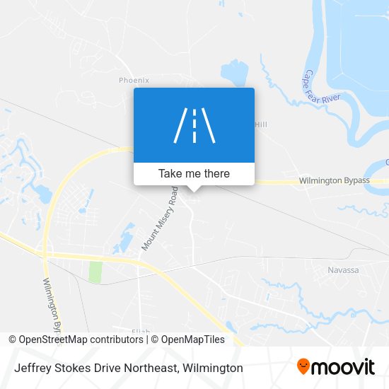 Mapa de Jeffrey Stokes Drive Northeast