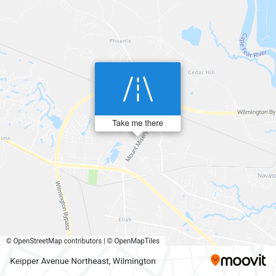 Keipper Avenue Northeast map