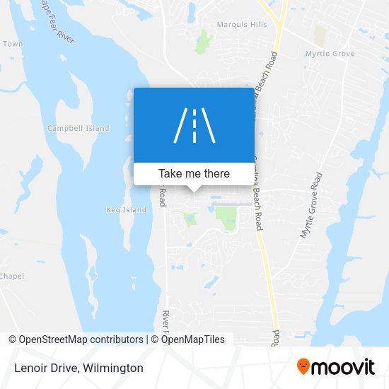 Mapa de Lenoir Drive