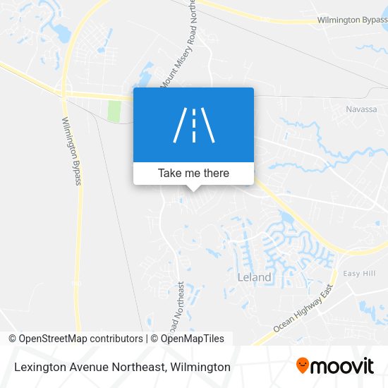 Mapa de Lexington Avenue Northeast