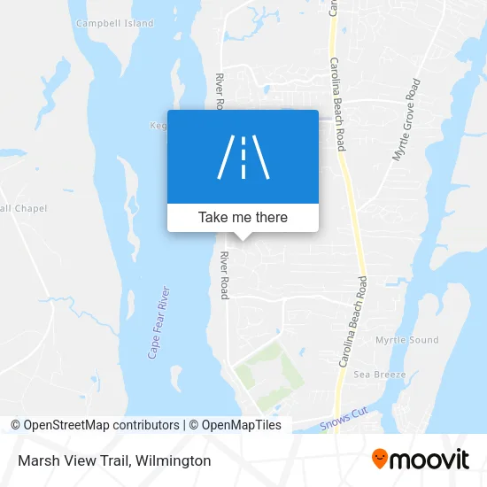 Marsh View Trail map