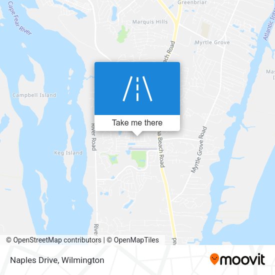 Mapa de Naples Drive
