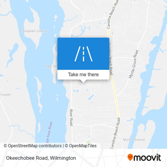 Mapa de Okeechobee Road