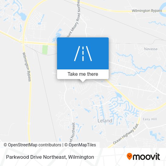 Parkwood Drive Northeast map