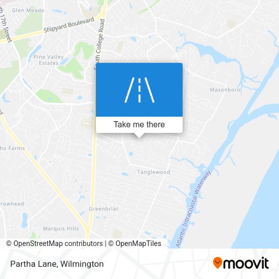Mapa de Partha Lane