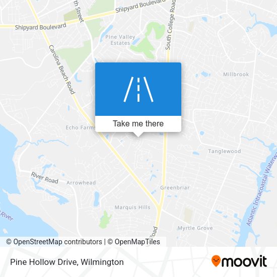 Mapa de Pine Hollow Drive