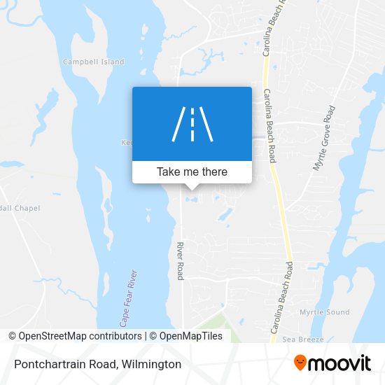 Mapa de Pontchartrain Road