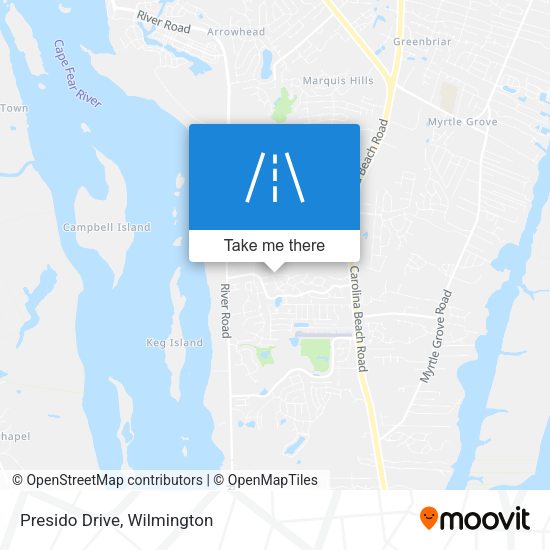 Mapa de Presido Drive