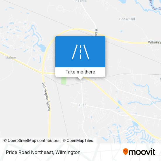 Price Road Northeast map