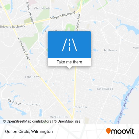 Mapa de Quilon Circle