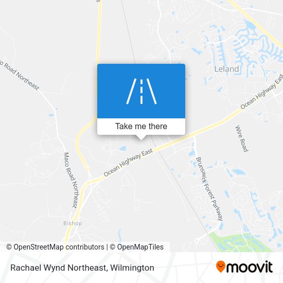 Mapa de Rachael Wynd Northeast