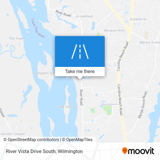 River Vista Drive South map