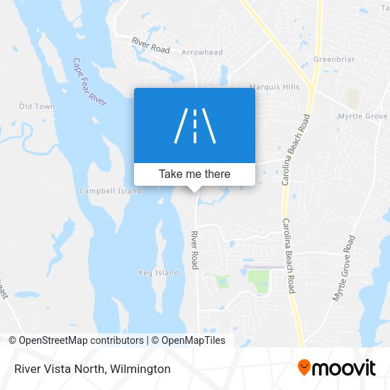 Mapa de River Vista North