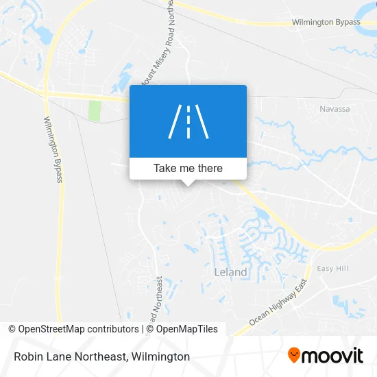 Robin Lane Northeast map