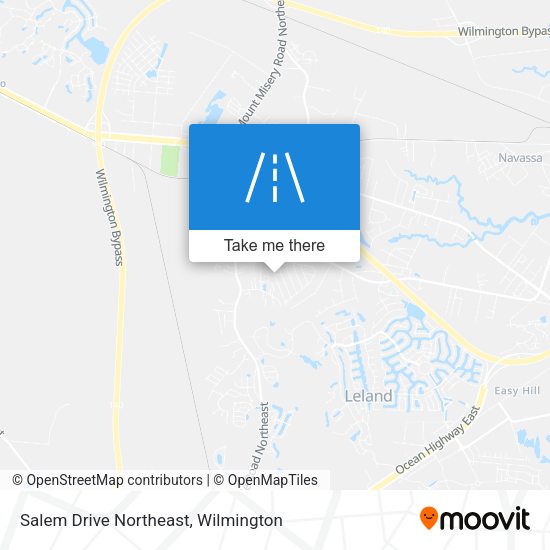 Salem Drive Northeast map
