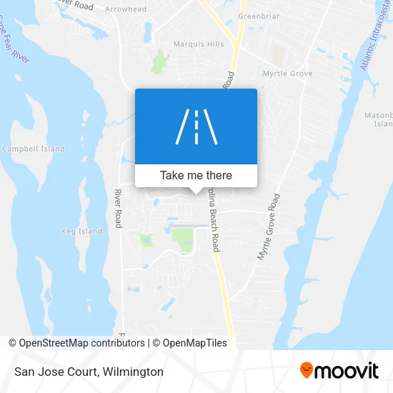 San Jose Court map