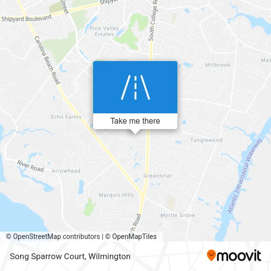 Song Sparrow Court map