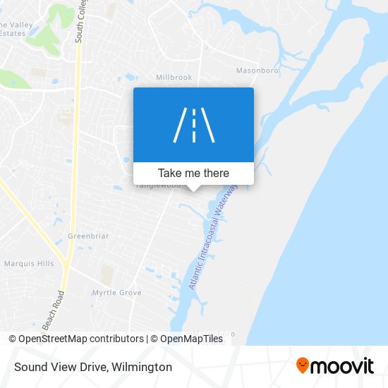 Sound View Drive map